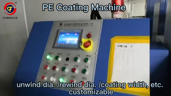 PE (Polyethylen)-Beschichtungsmaschine. Maschine zur Herstellung von Schutzfolien